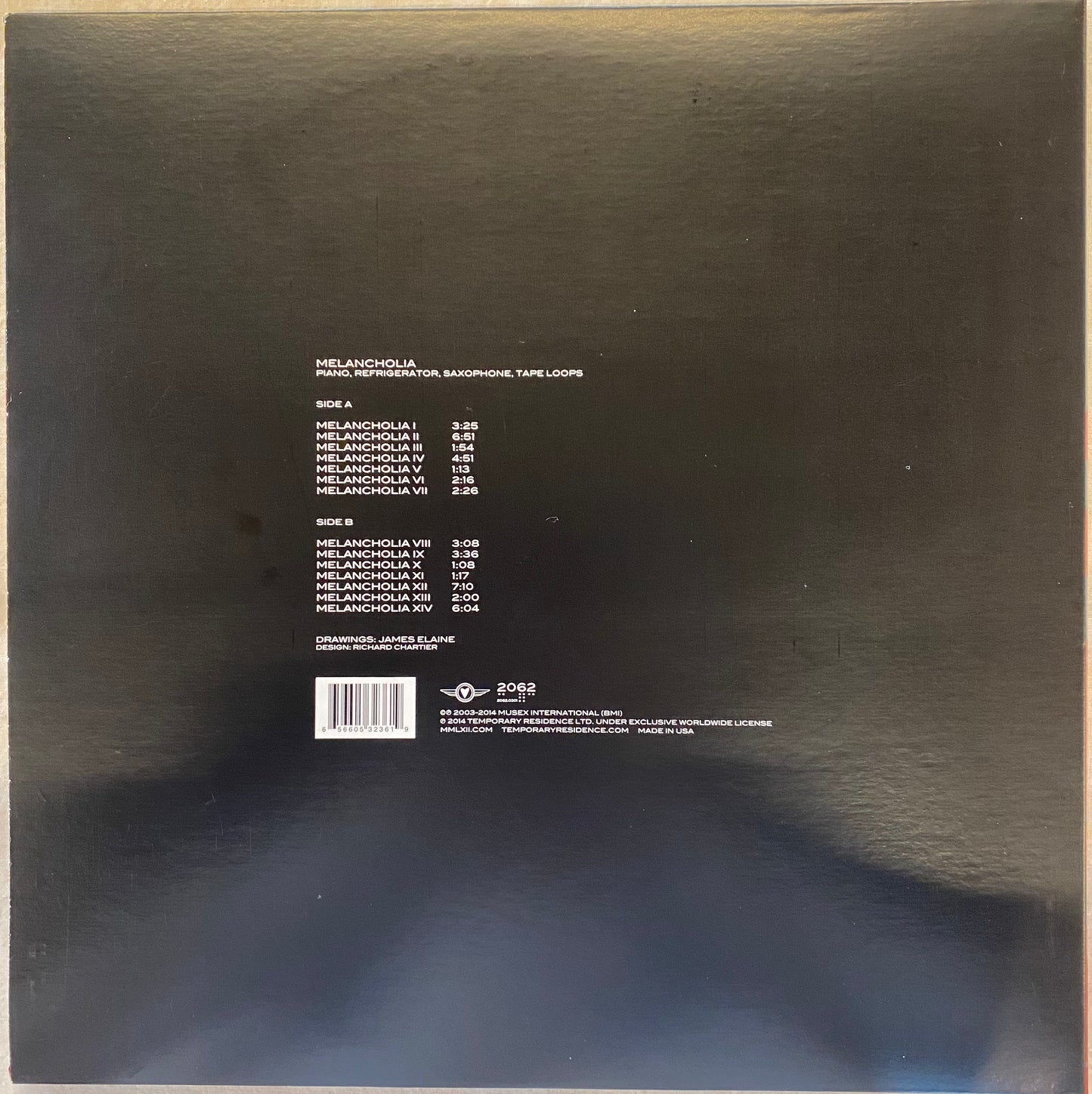 【USED】William Basinski - Melancholia(LP)