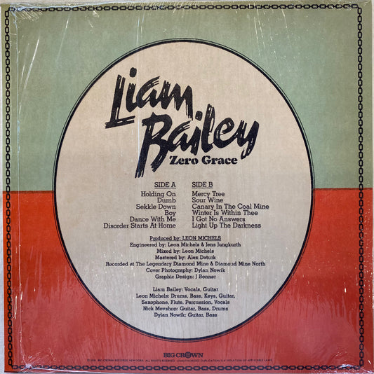 【USED】Liam Bailey - Zero Grace(LP)