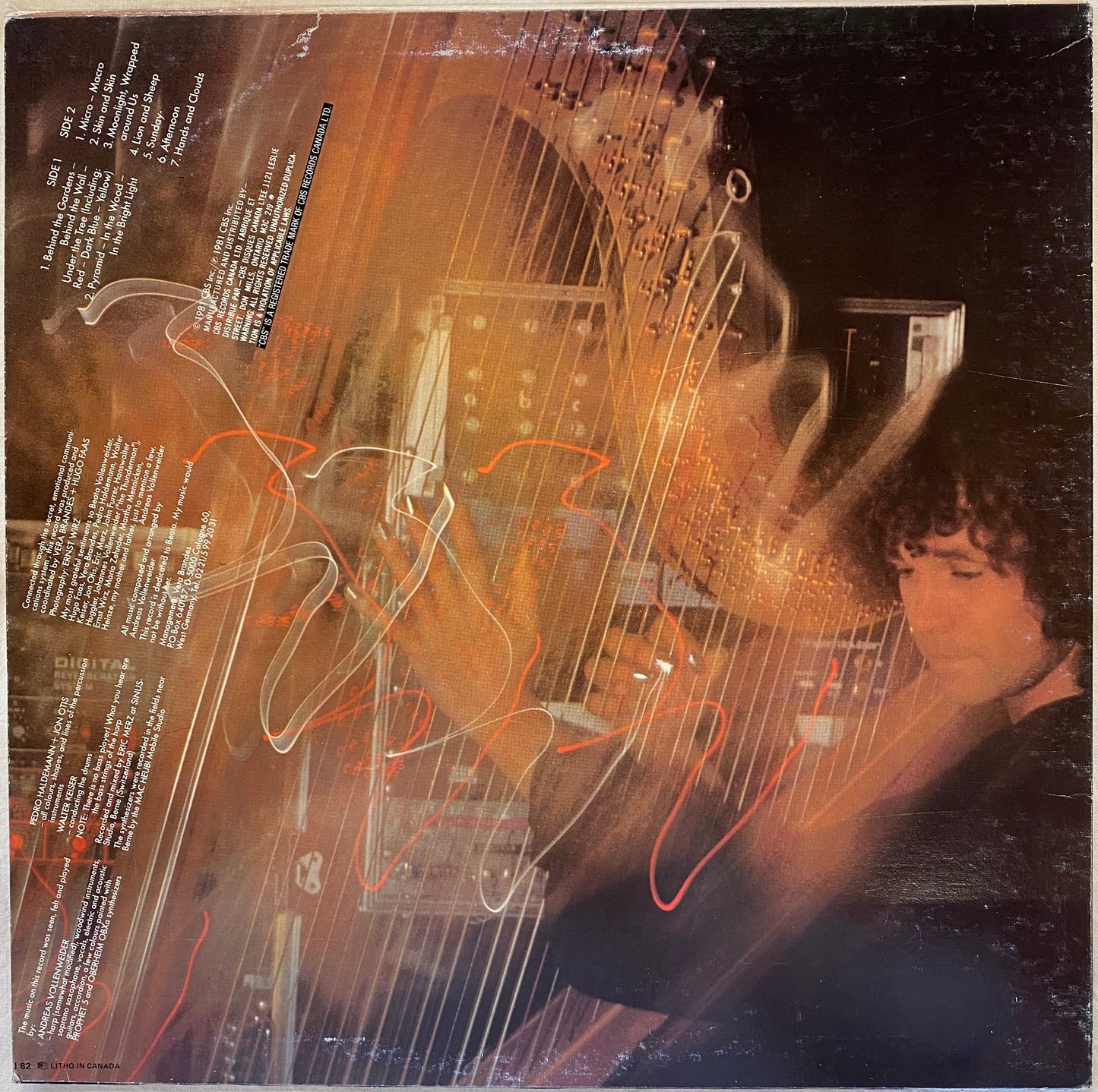 【USED】Andreas Vollenweider - ... Behind The Gardens - Behind The Wall - Under The Tree ...(LP)