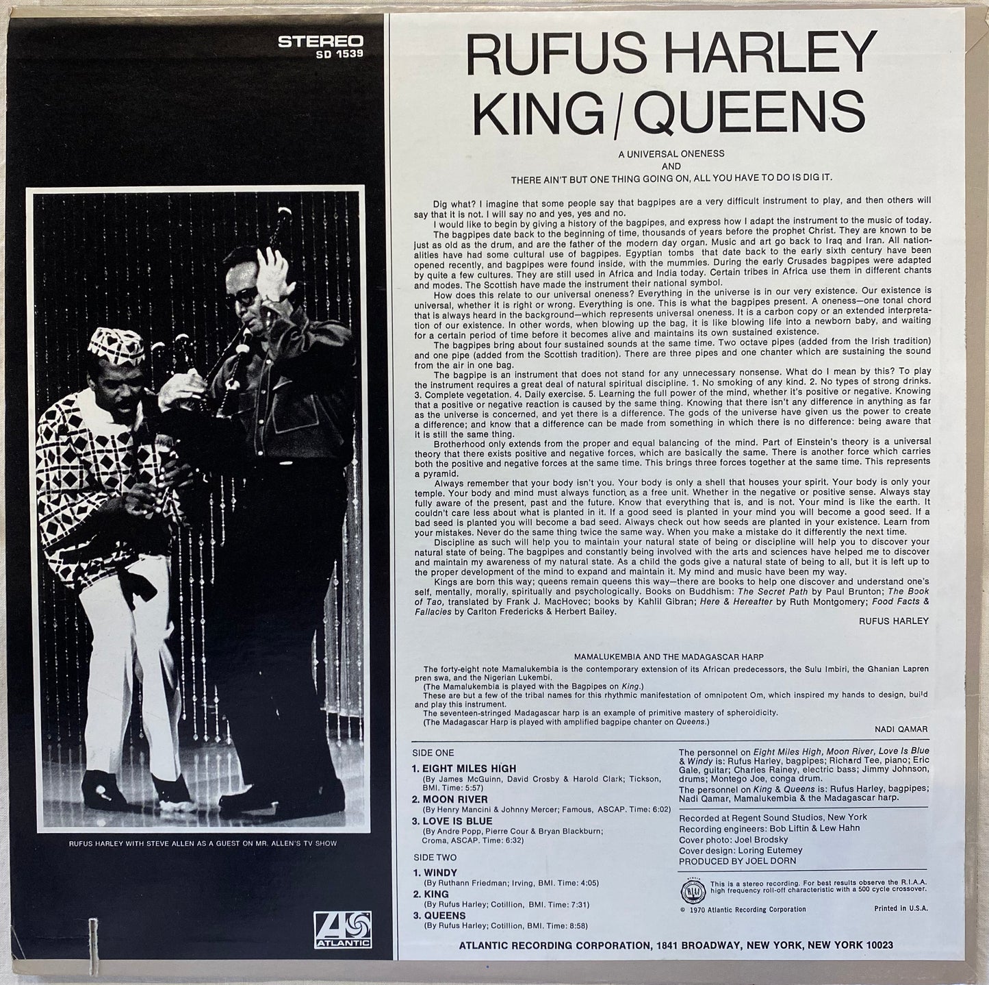 【USED】Rufus Harley - King / Queens(LP)