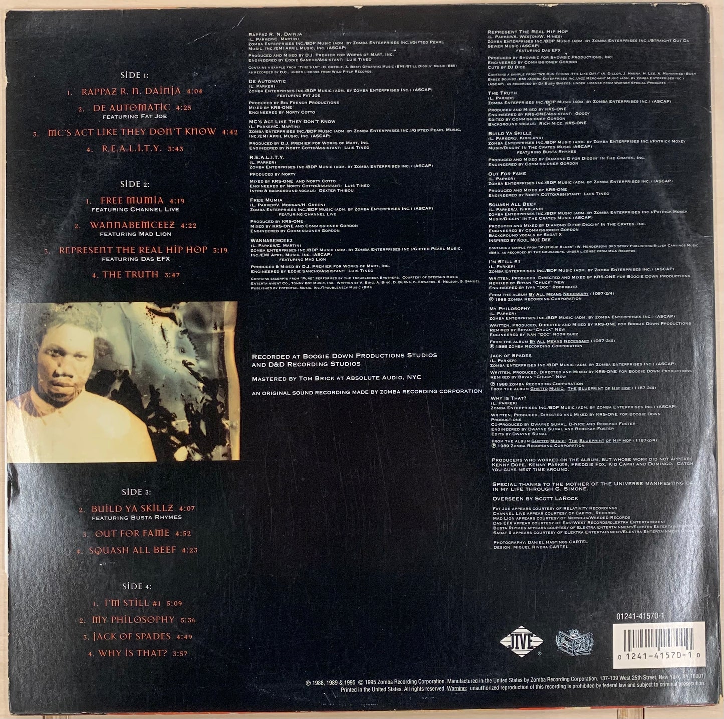 【USED, US Orig】KRS One - KRS One (LP)