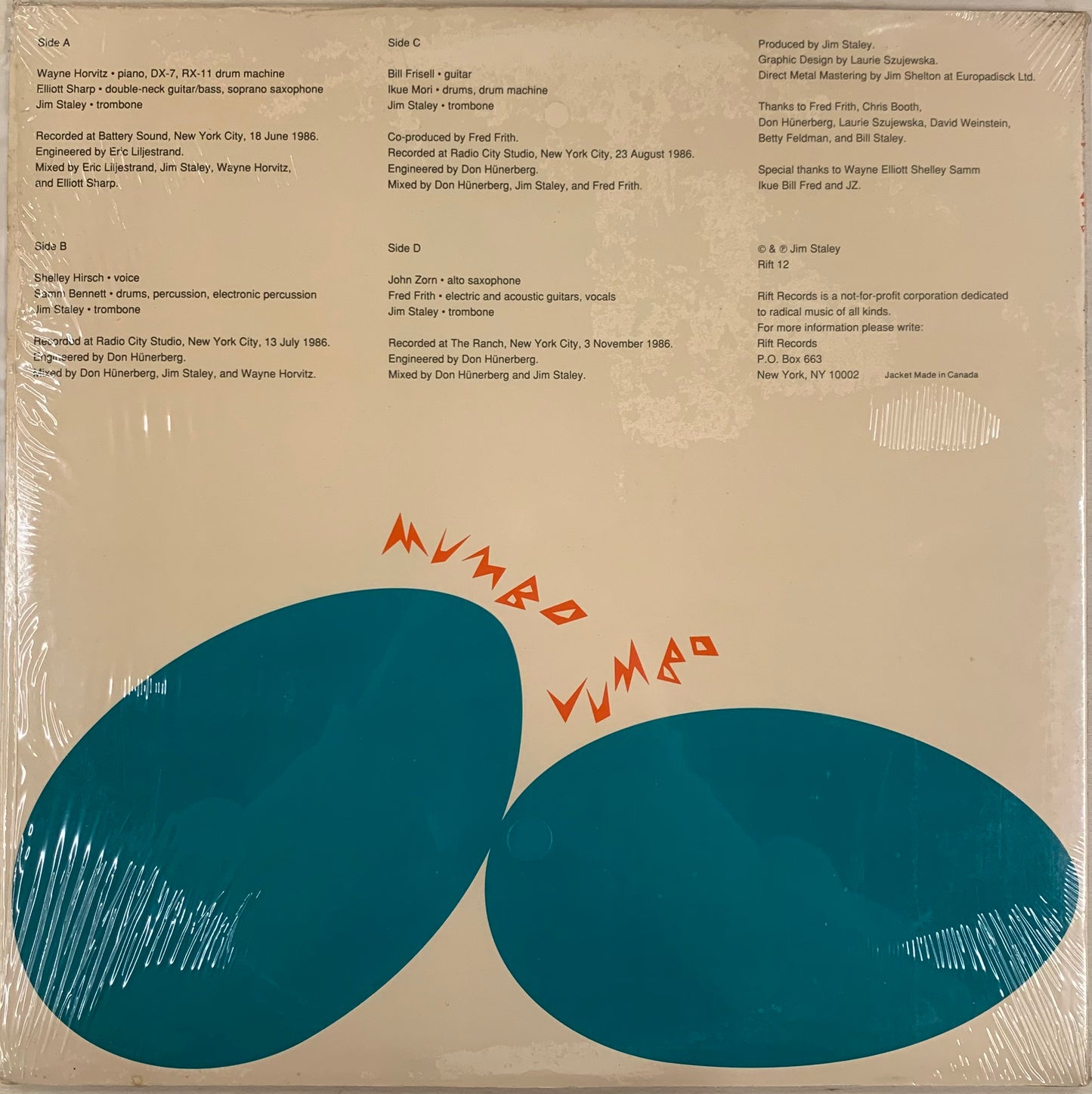 【USED】Jim Staley - Mumbo Jumbo (LP)