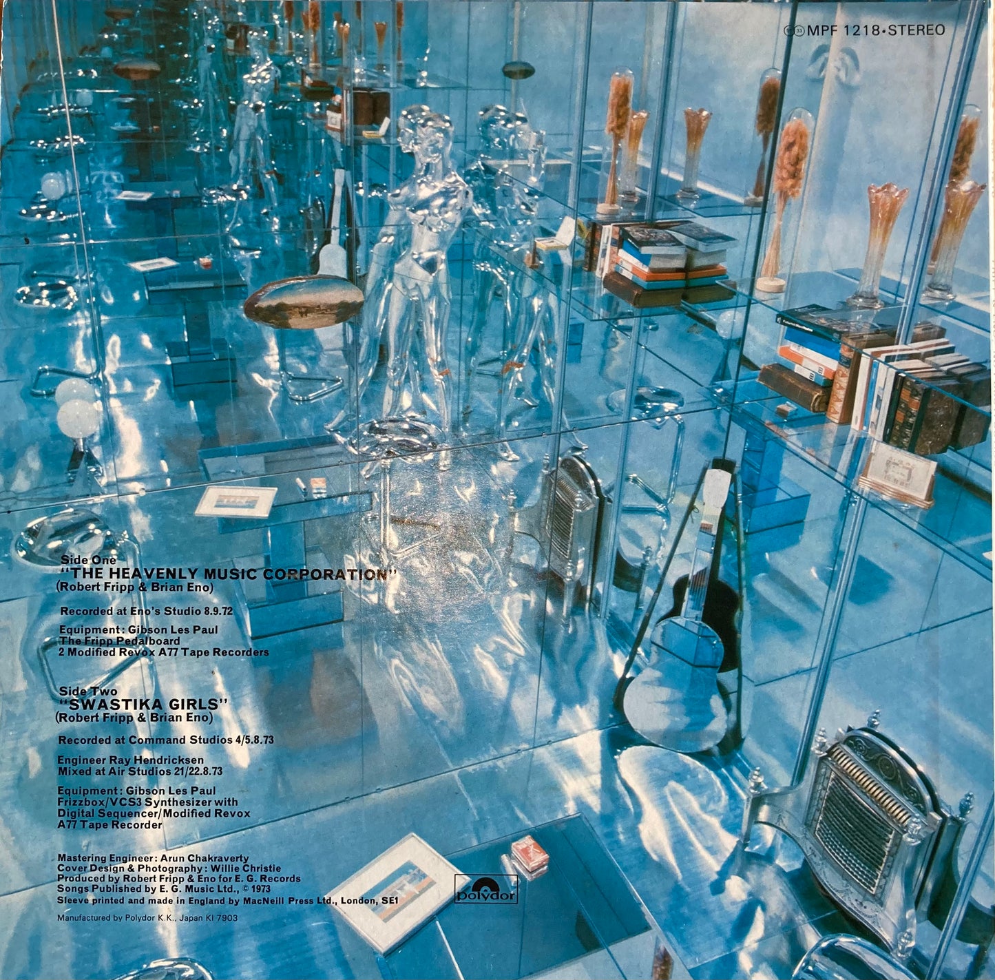 【USED】Fripp & Eno - No Pussyfooting (LP)