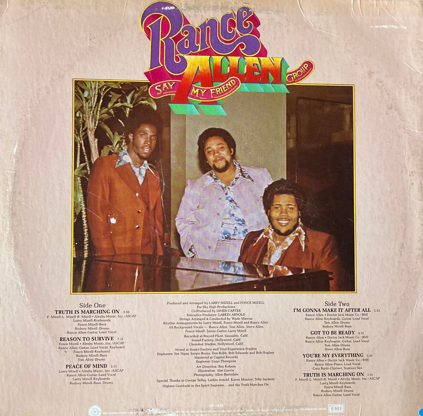 【USED】The Rance Allen Group - Say My Friend (LP)