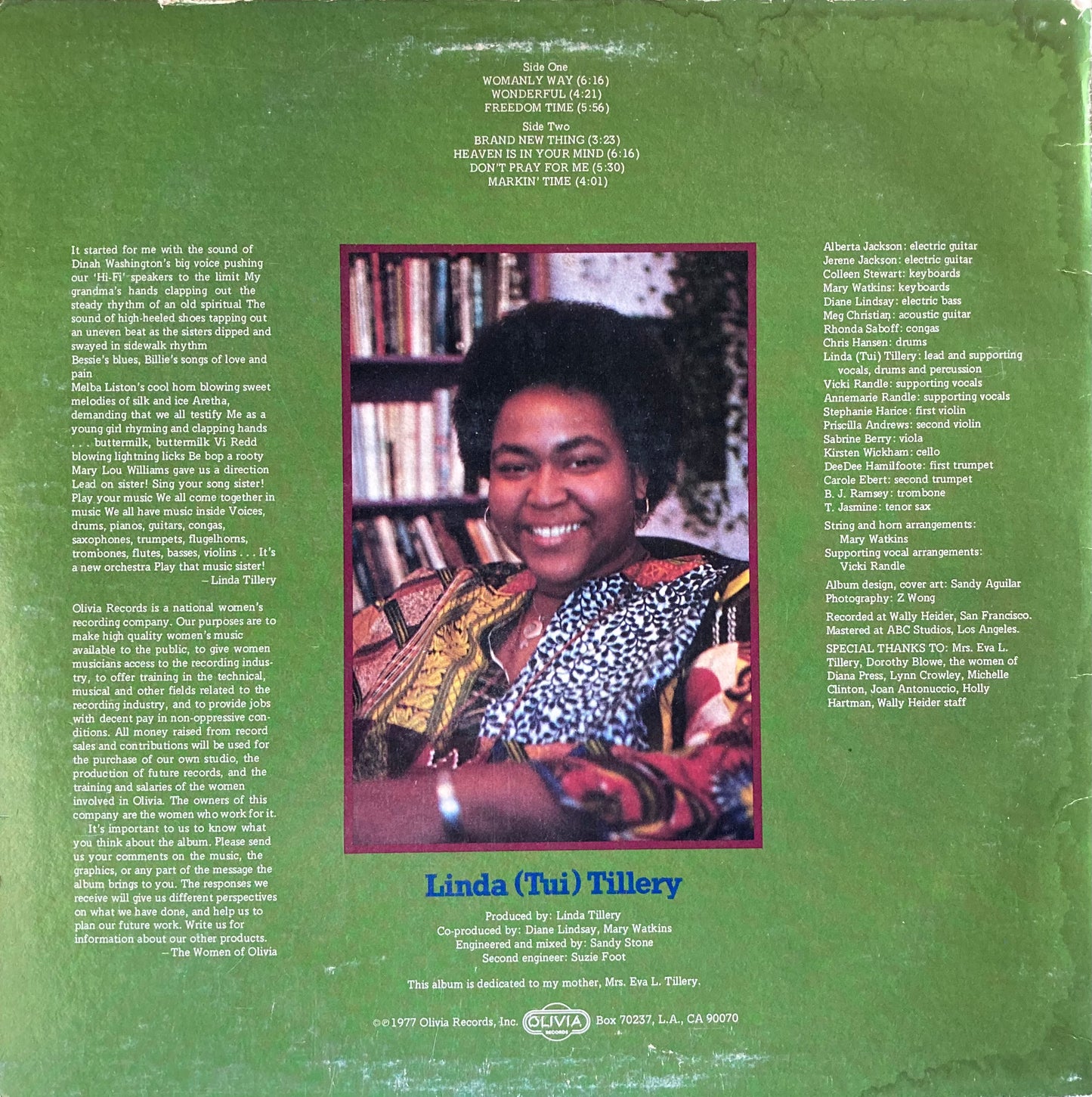 【USED】Linda Tillery - Linda Tillery (LP)