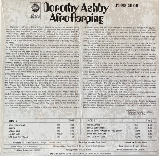 【USED】Dorothy Ashby - Afro-Harping (LP)
