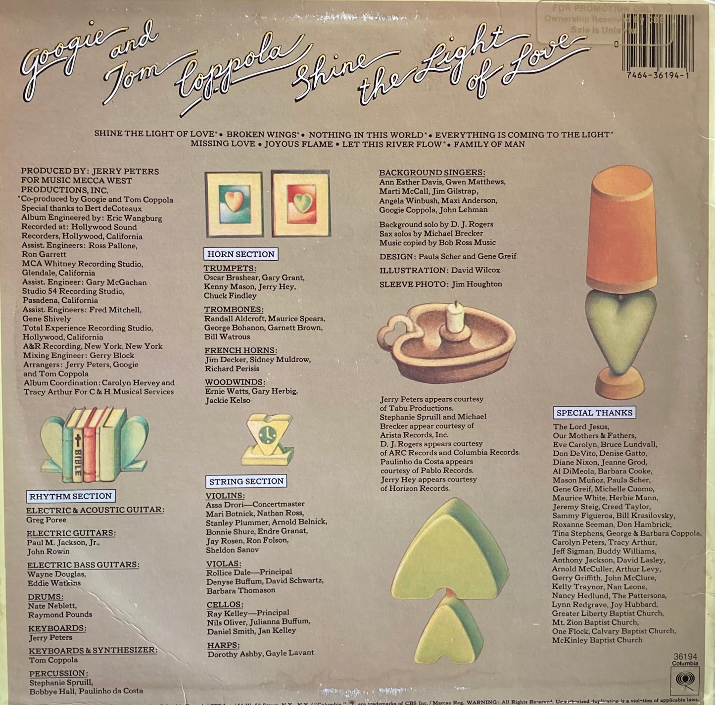 【USED】Googie And Tom Coppola - Shine The Light Of Love (LP)