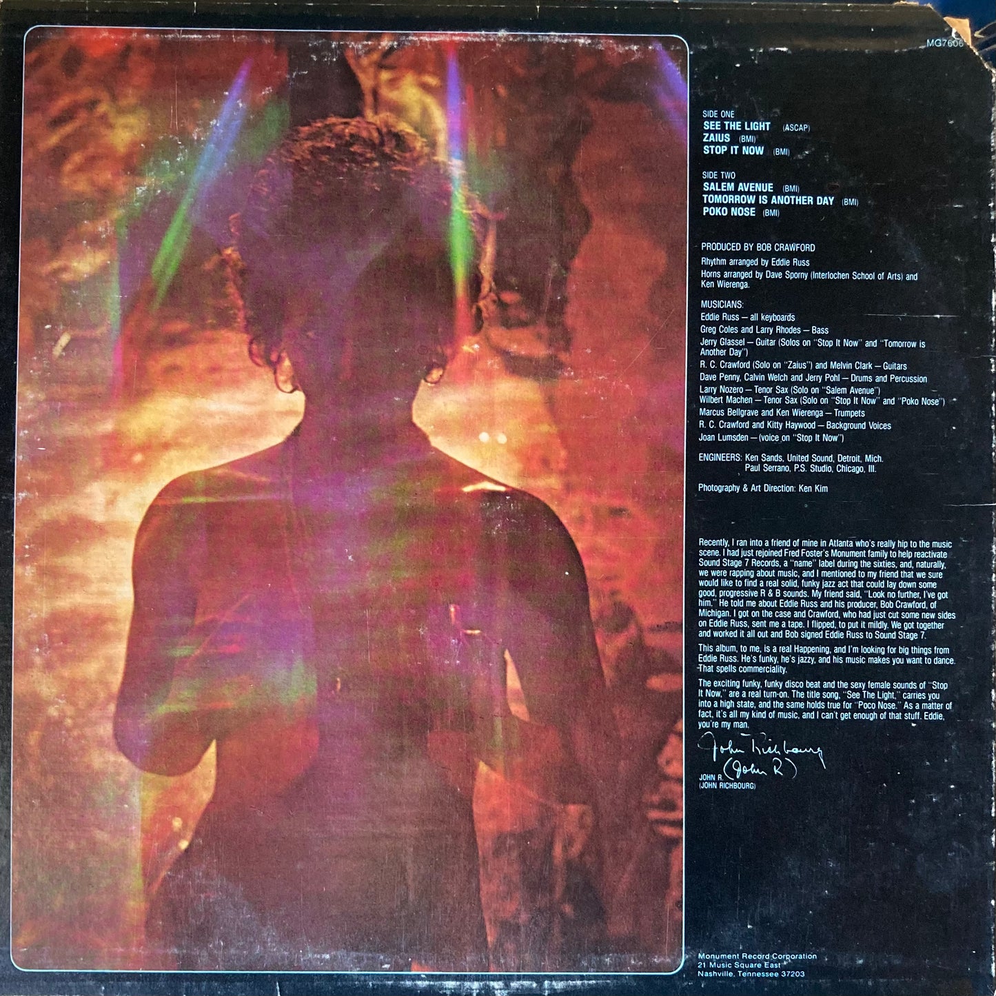 【USED】Eddie Russ See The Light (LP)