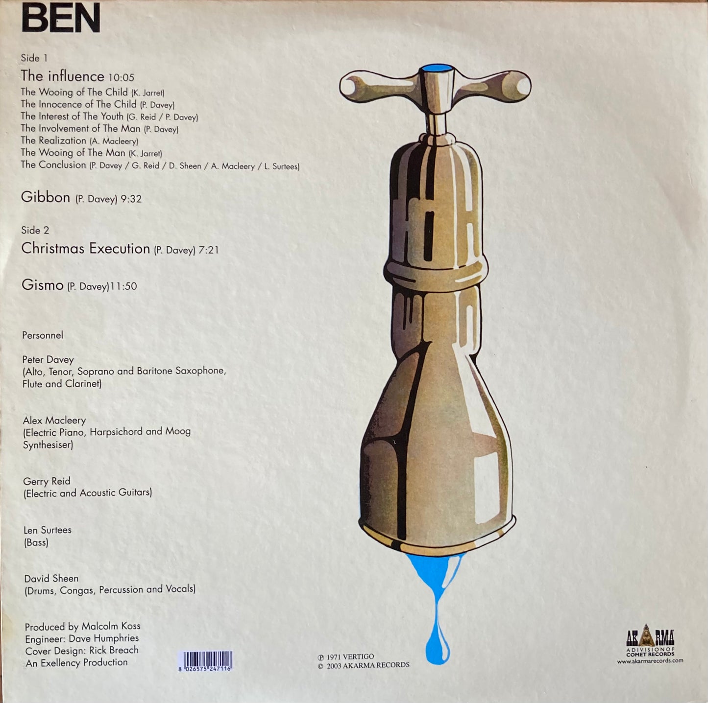 【USED】Ben - Ben (LP)