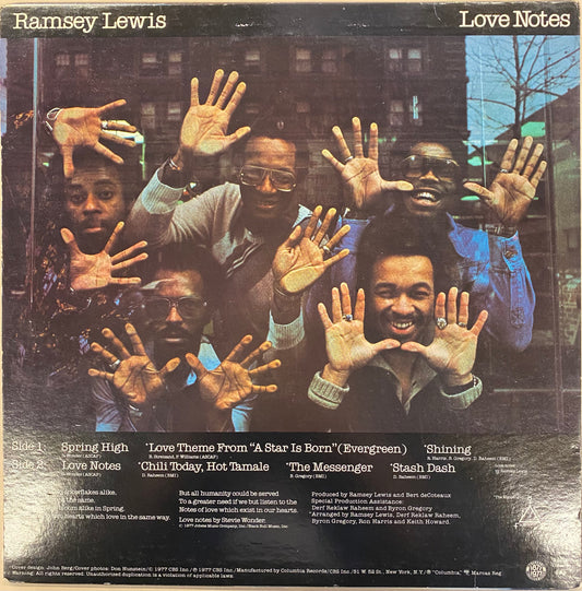 【USED, US Orig】Ramsey Lewis - Love Notes(LP)
