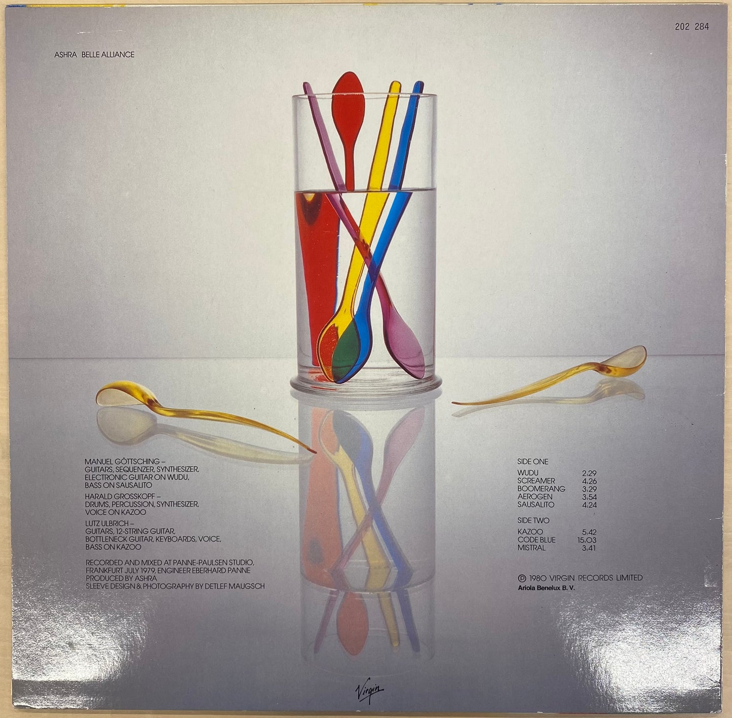 【USED, GERMAN Orig】Ashra - Belle Alliance(LP)