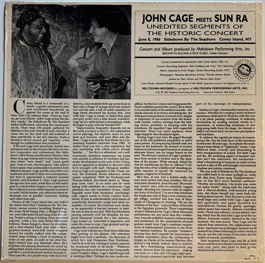 【USED】John Cage Meets Sun Ra - John Cage Meets Sun Ra (LP)