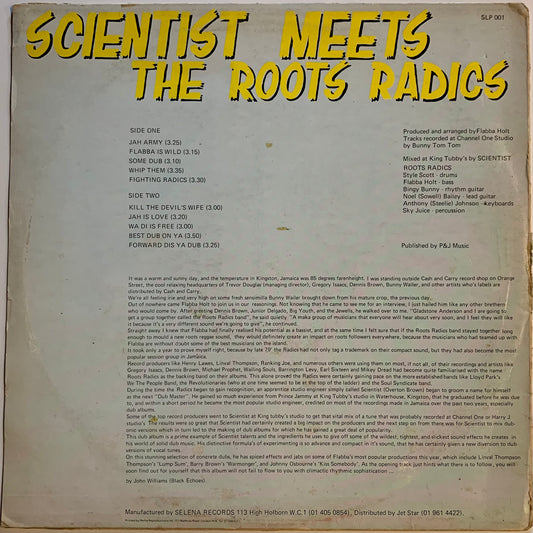 【USED】Scientist Meets The Roots Radics - Scientist Meets The Roots Radics (LP)