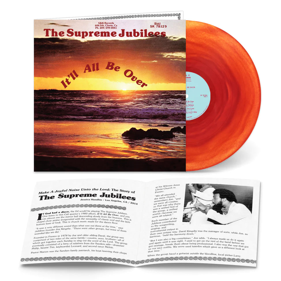 The Supreme Jubilees - It'll All Be Over(MAROON YELLOW Vinyl)