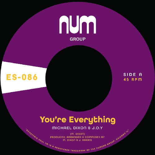 Michael A. Dixon & J.O.Y. - You're Everything b/w You're All I Need(7)