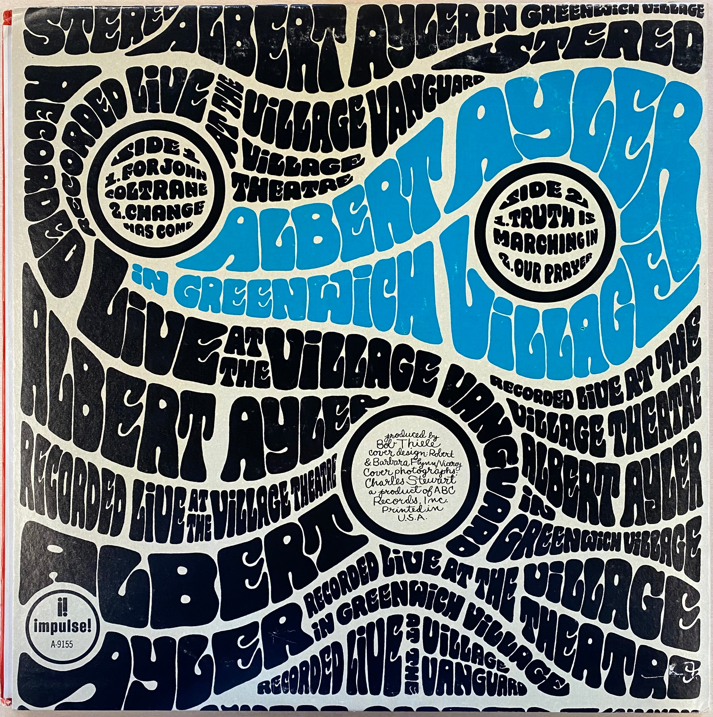 中古LP】Albert Ayler - In Greenwich Village – CELLAR RECORDS