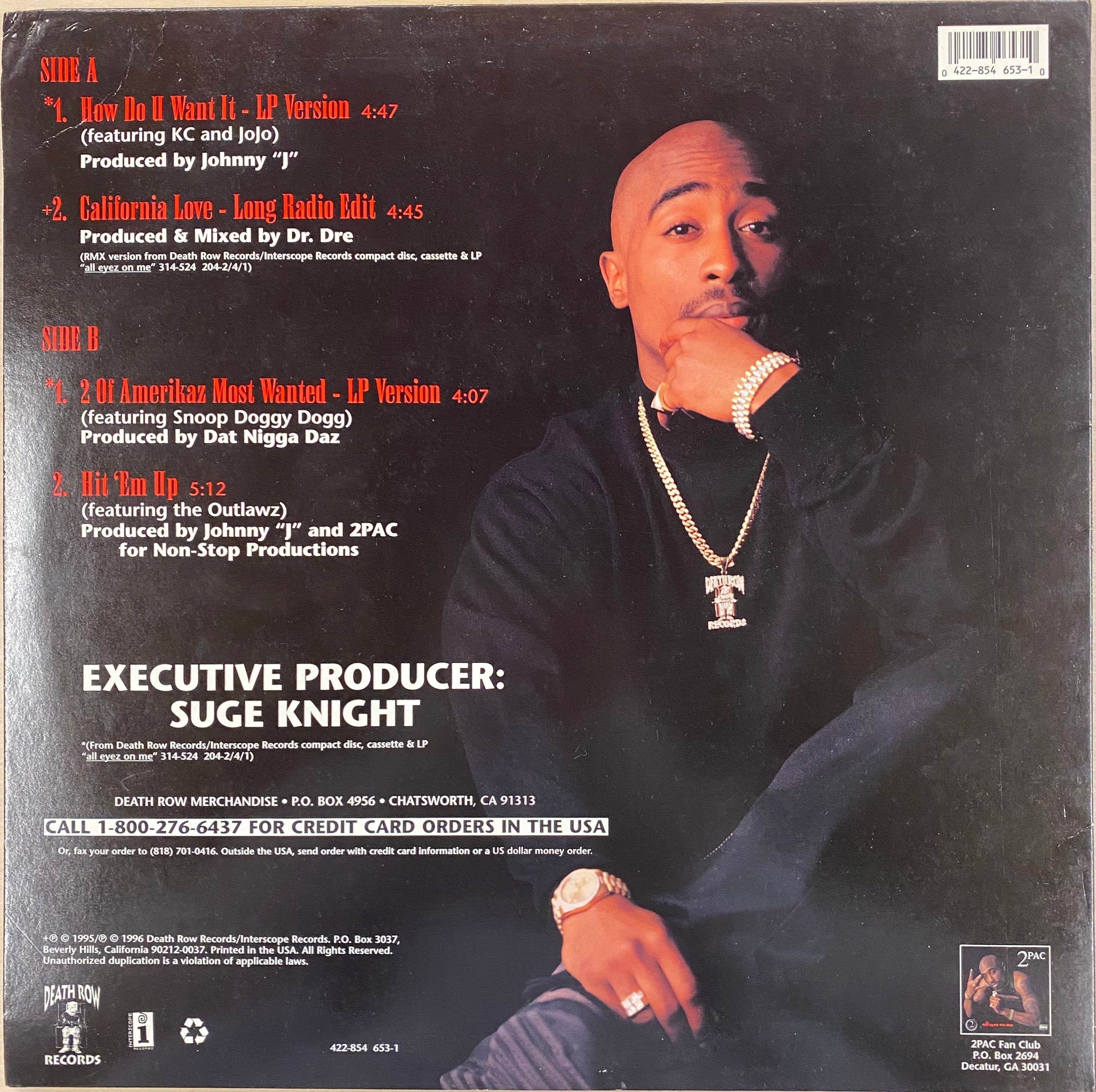 2Pac How Do U Want It 2枚組レコード　セット 中古レコード】2Pac - How Do U Want It – CELLAR RECORDS