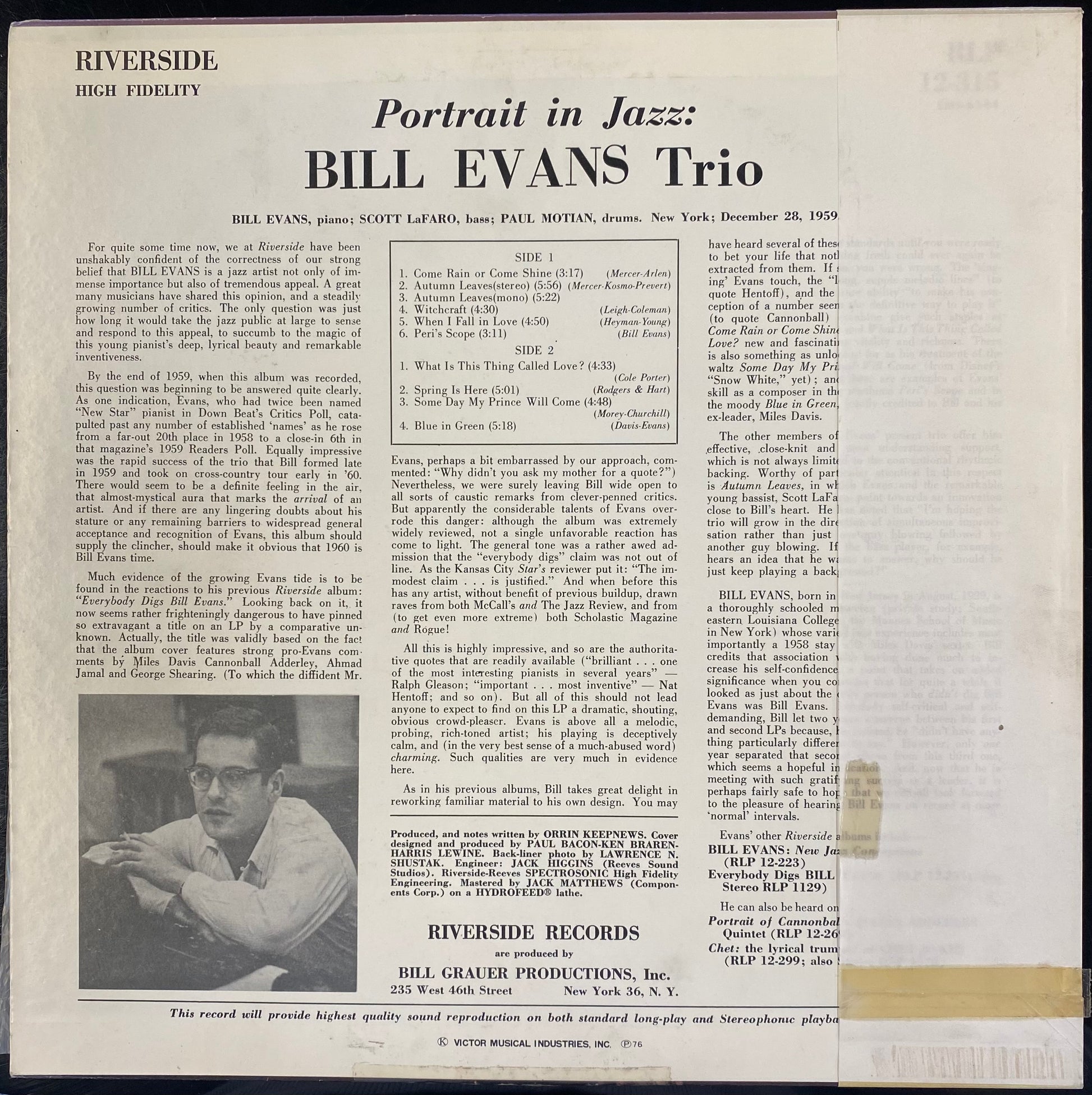 Bill Evans Trio