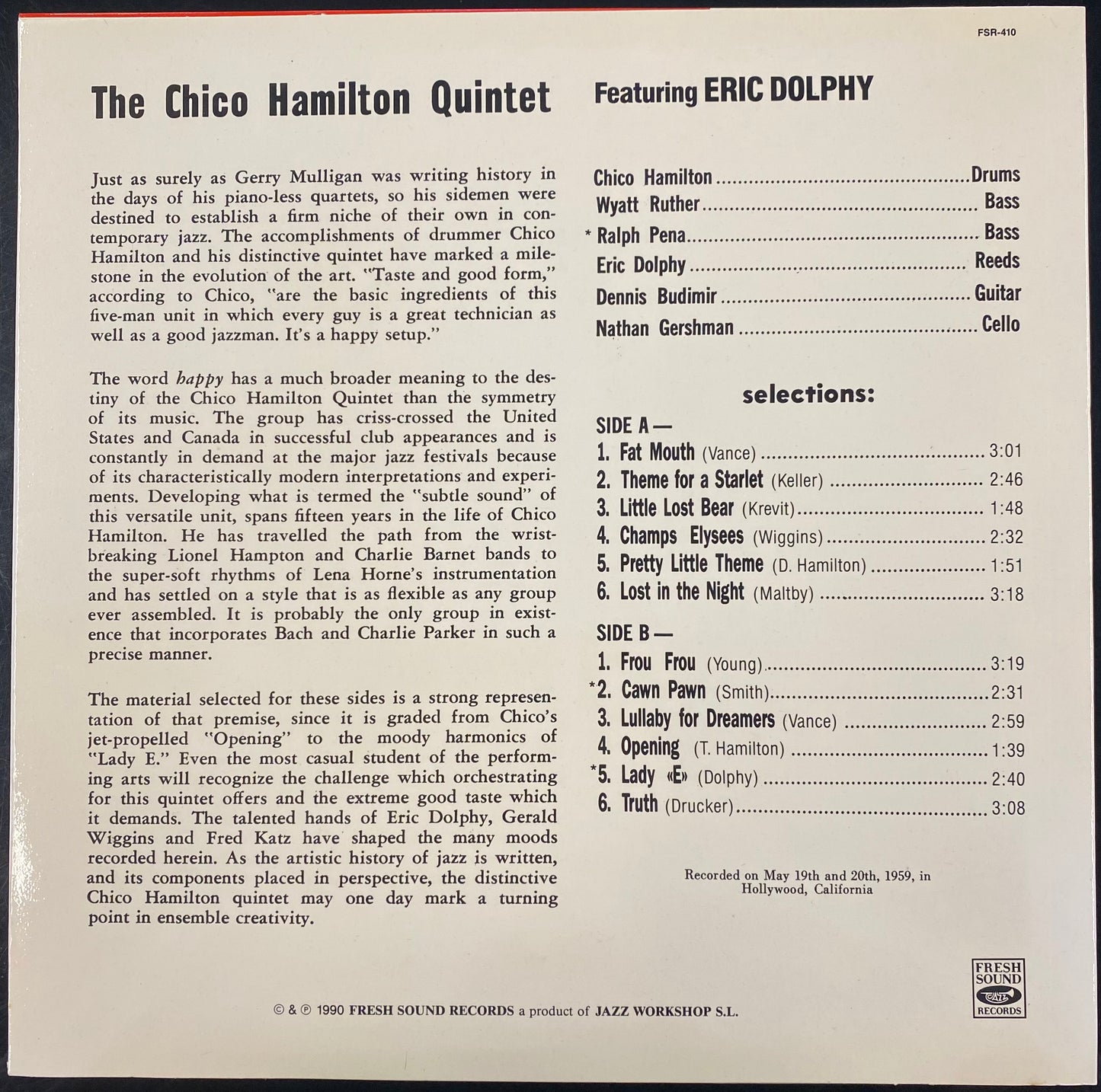 Chico Hamilton Quintet