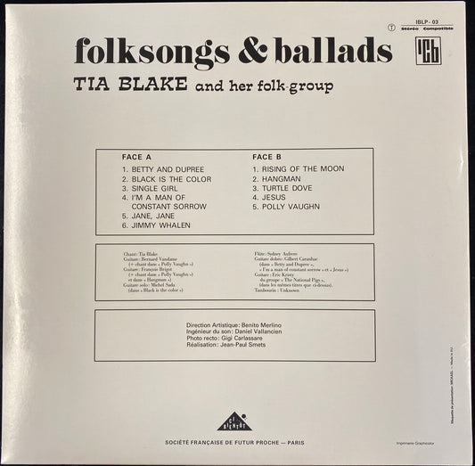 Tia Blake and Her Folk-Group