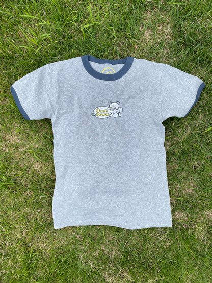 【NEW!!!】CELLAR MOTH 刺繍トリムTシャツ
