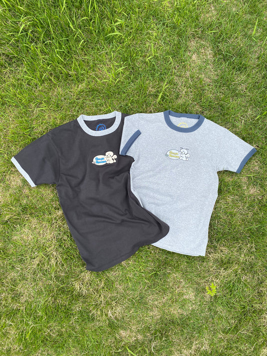 【受注販売,発送目安7月中旬-下旬頃】【NEW!!!】CELLAR MOTH 刺繍トリムTシャツ