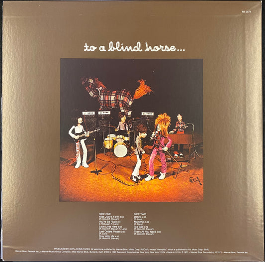 【USED】Faces - A Nod Is As Good As A Wink...To A Blind Horse(LP)