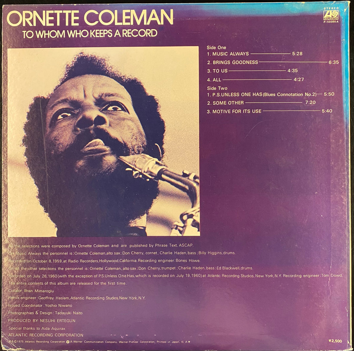 Ornette Coleman