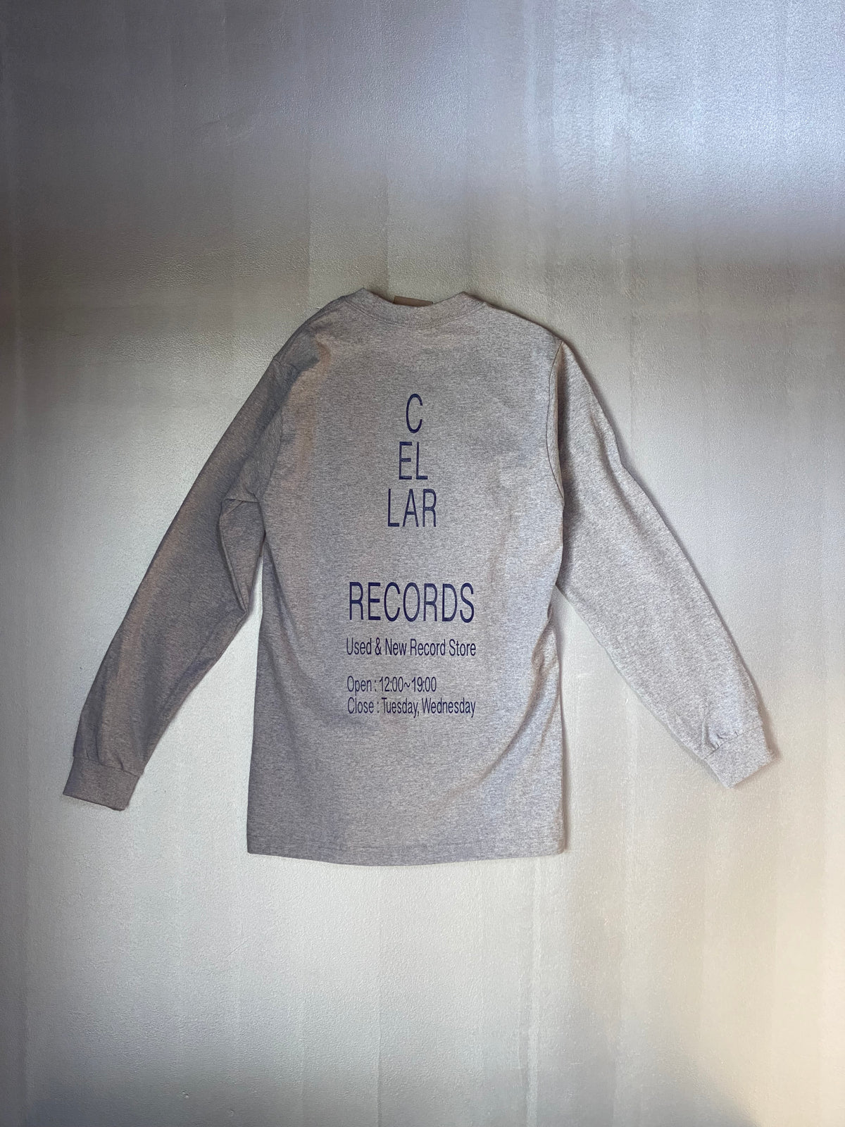 【NEW!!!】CELLAR RECORDSオリジナル・ロングTシャツ