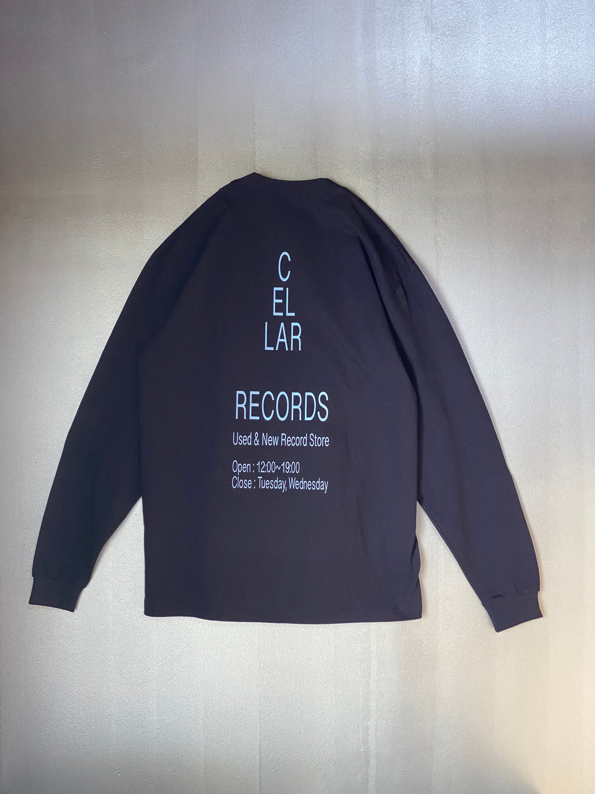 【NEW!!!】CELLAR RECORDSオリジナル・ロングTシャツ