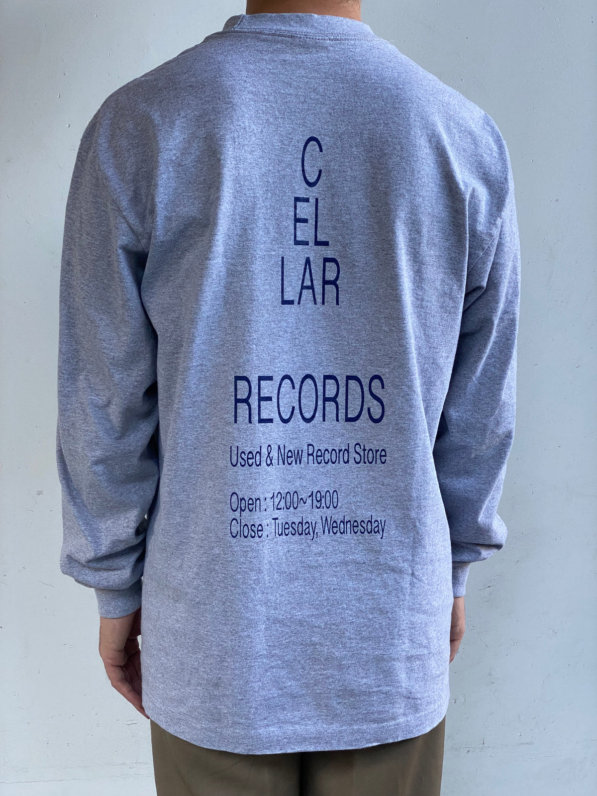 【NEW!!!】CELLAR RECORDSオリジナル・ロングTシャツ