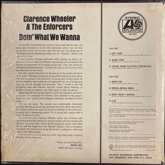 Clarence Wheeler & The Enforcers