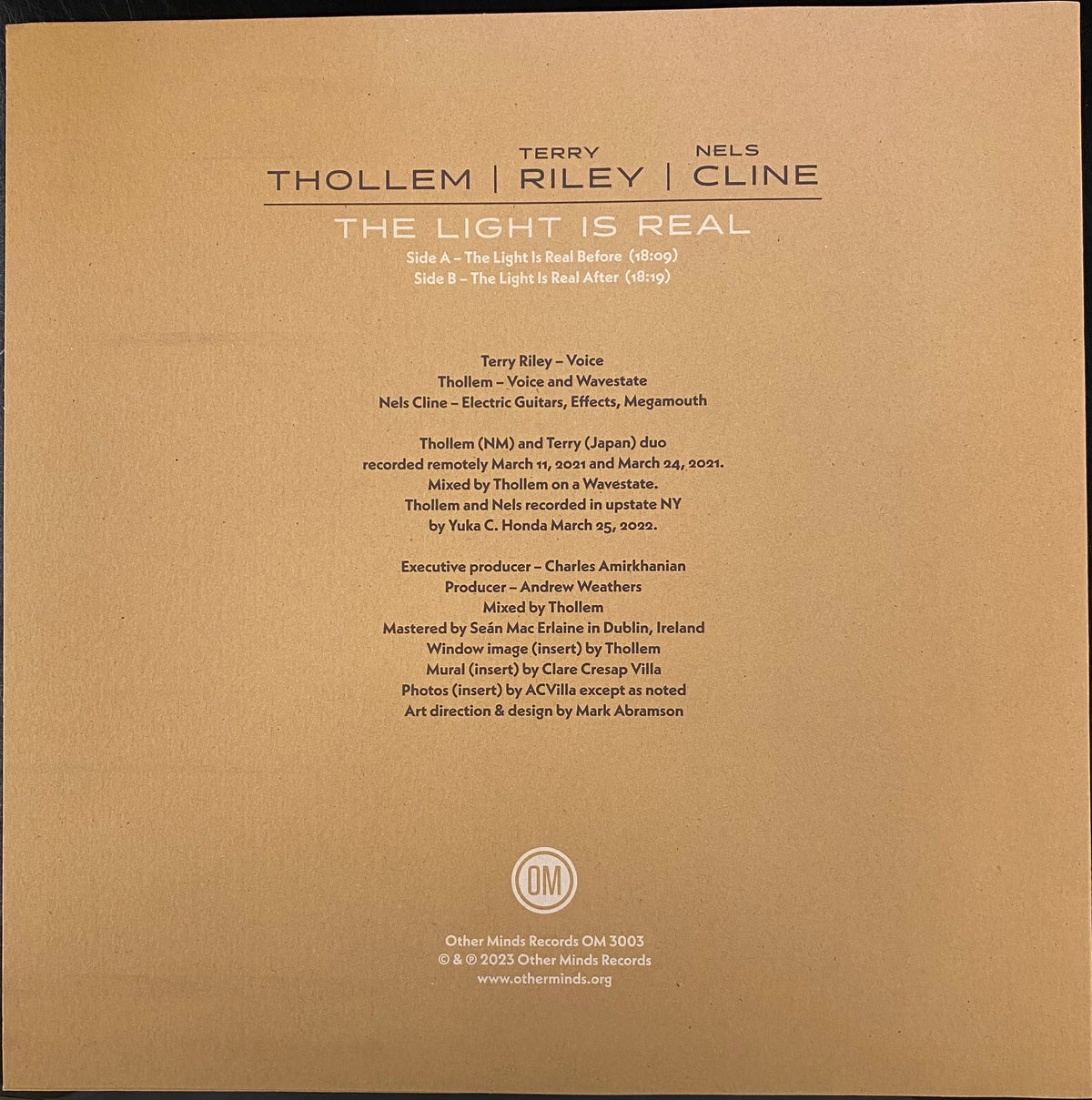 Thollem, Terry Riley, Nels Cline