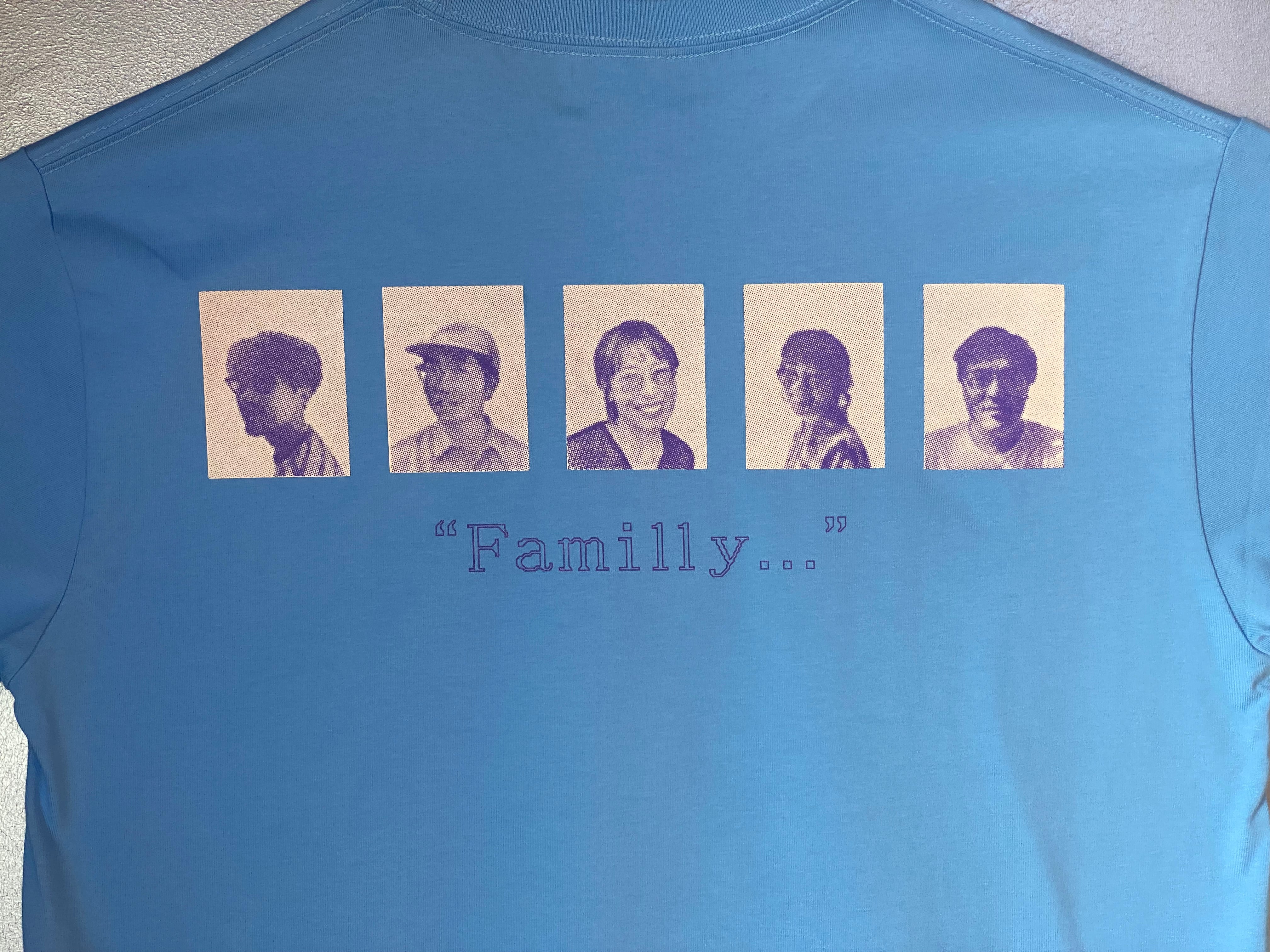 family japan シャツ ファミリー2” T-Shirts(サックスブルー) – CELLAR RECORDS