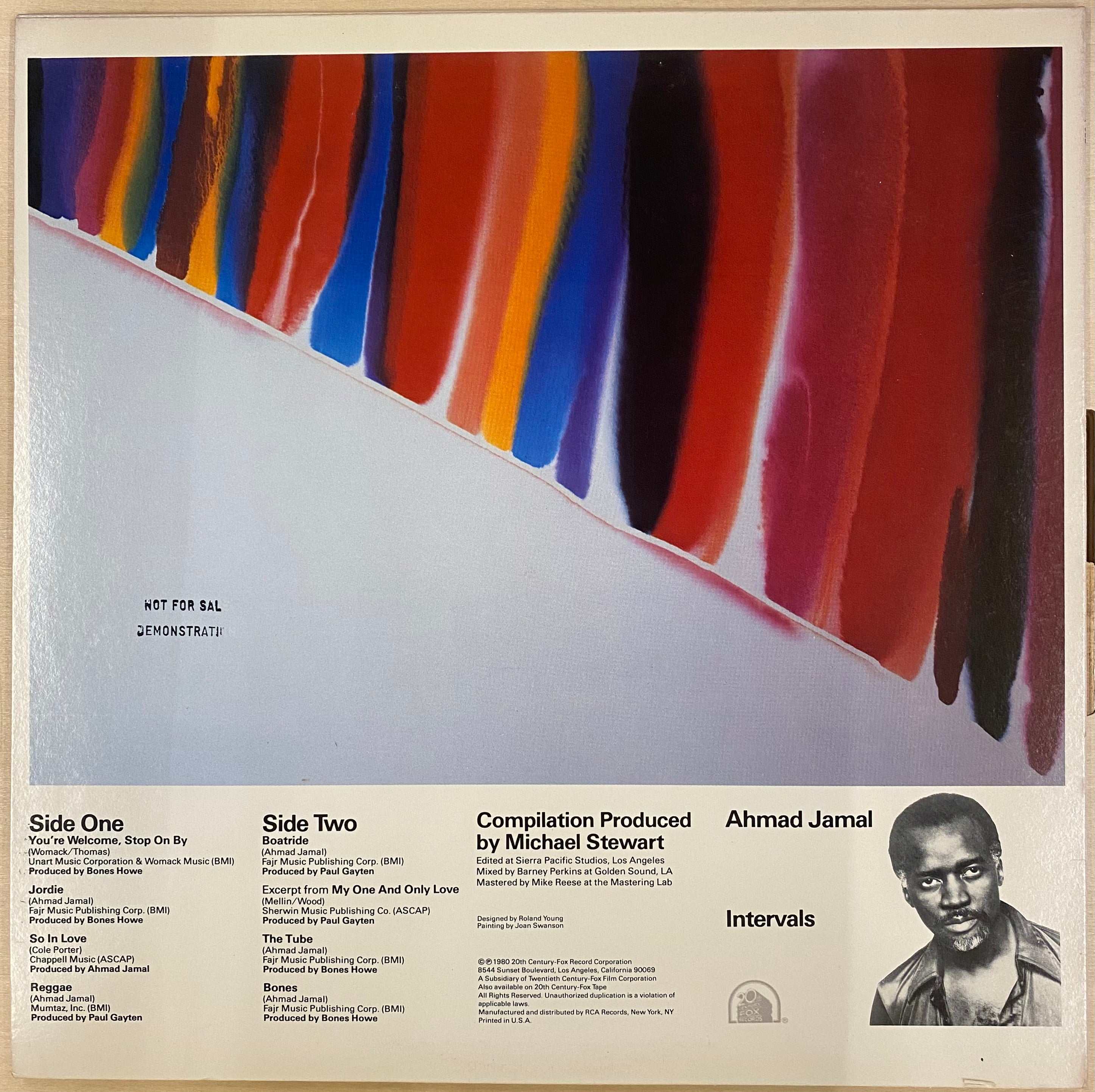 中古LP / USオリジナル】Ahmad Jamal - Intervals – CELLAR RECORDS