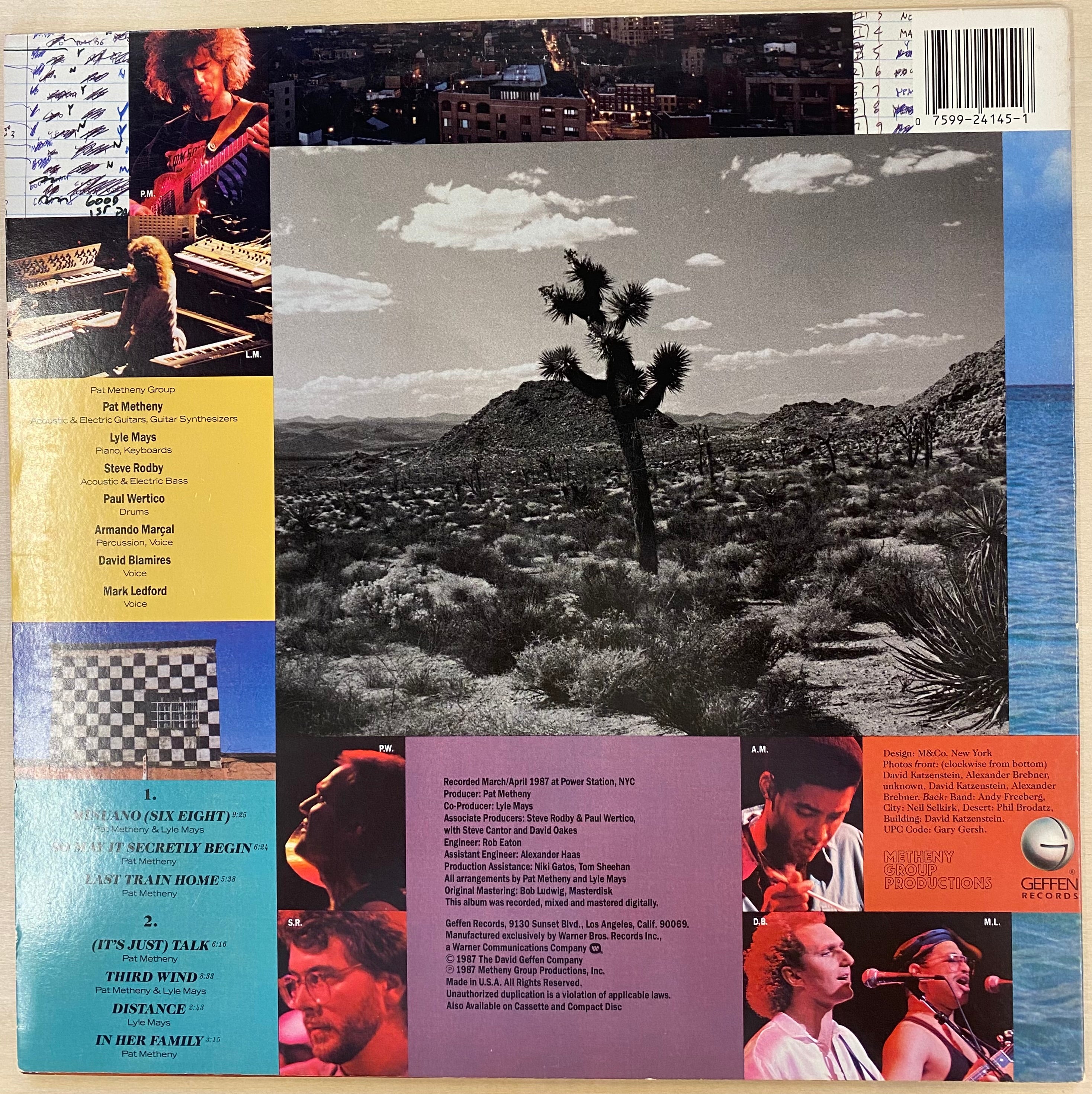 中古LP / USオリジナル】Pat Metheny Group - Still Life (talking