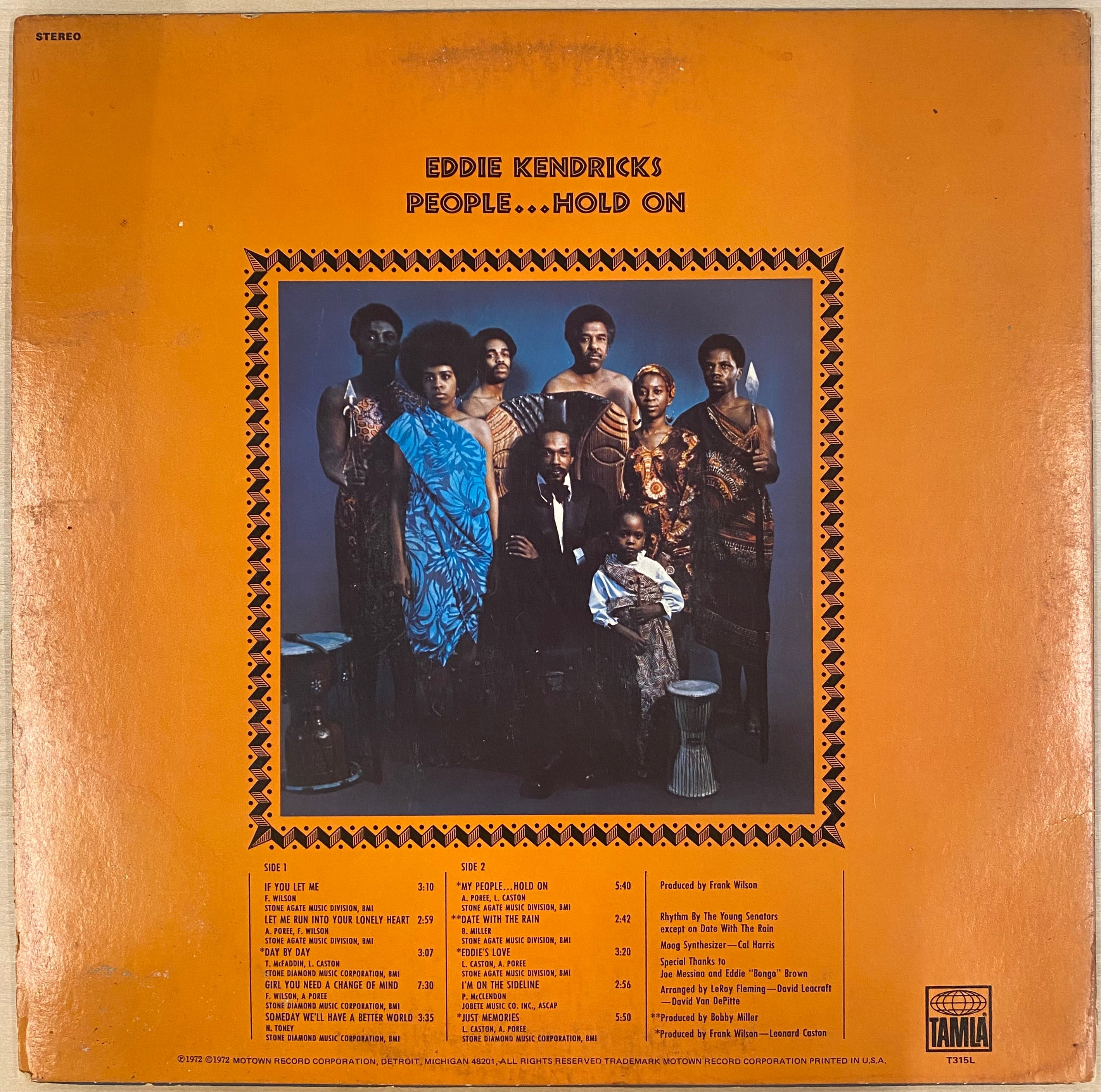 中古LP / USオリジナル】Eddie Kendricks - PeopleHold On – CELLAR