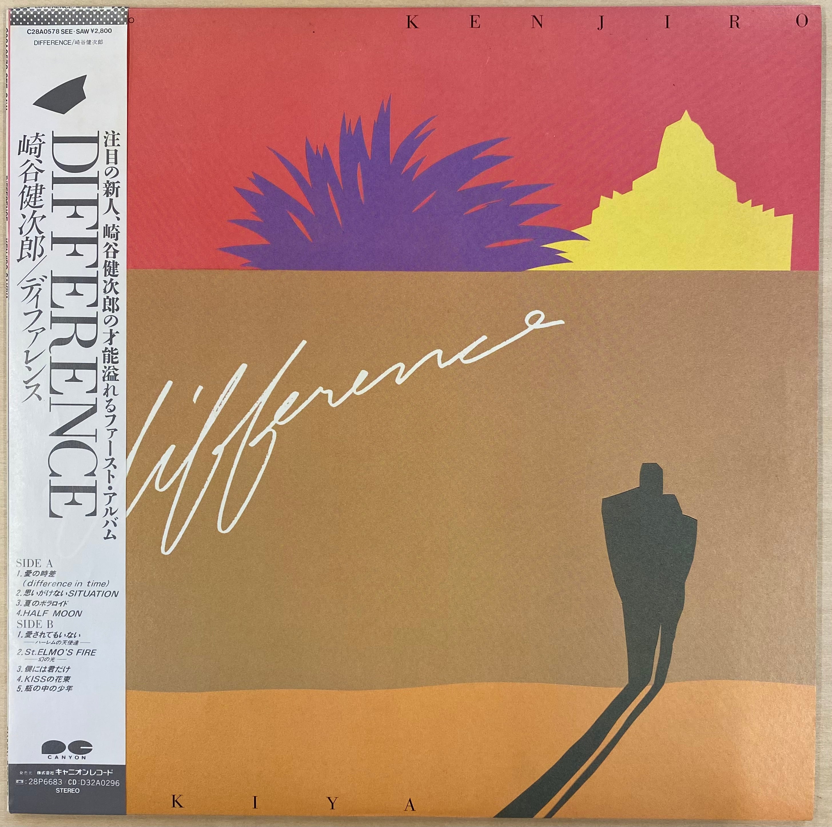 中古LP】崎谷健次郎 - Difference – CELLAR RECORDS