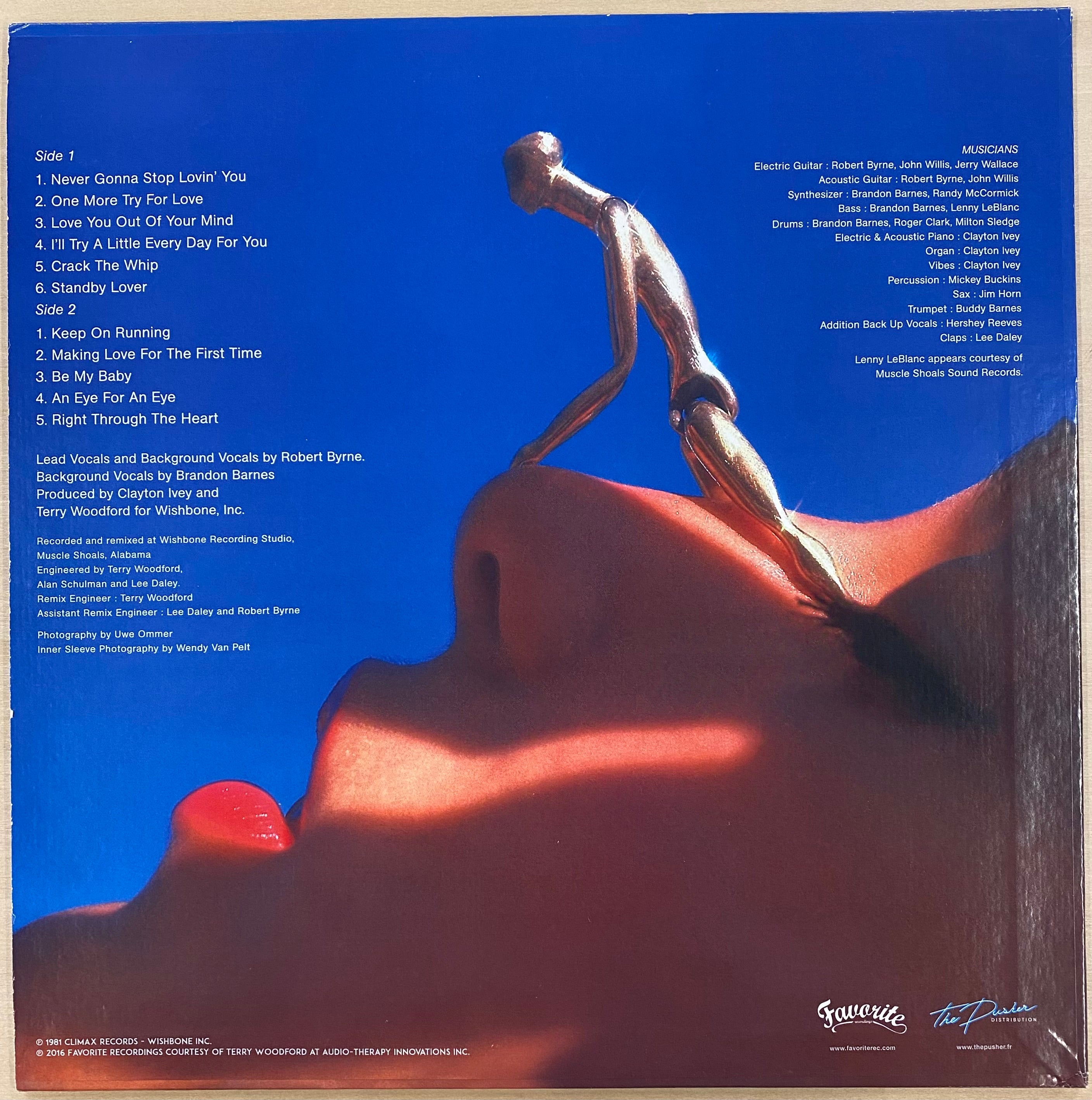 中古LP】Byrne & Barnes - An Eye For An Eye – CELLAR RECORDS