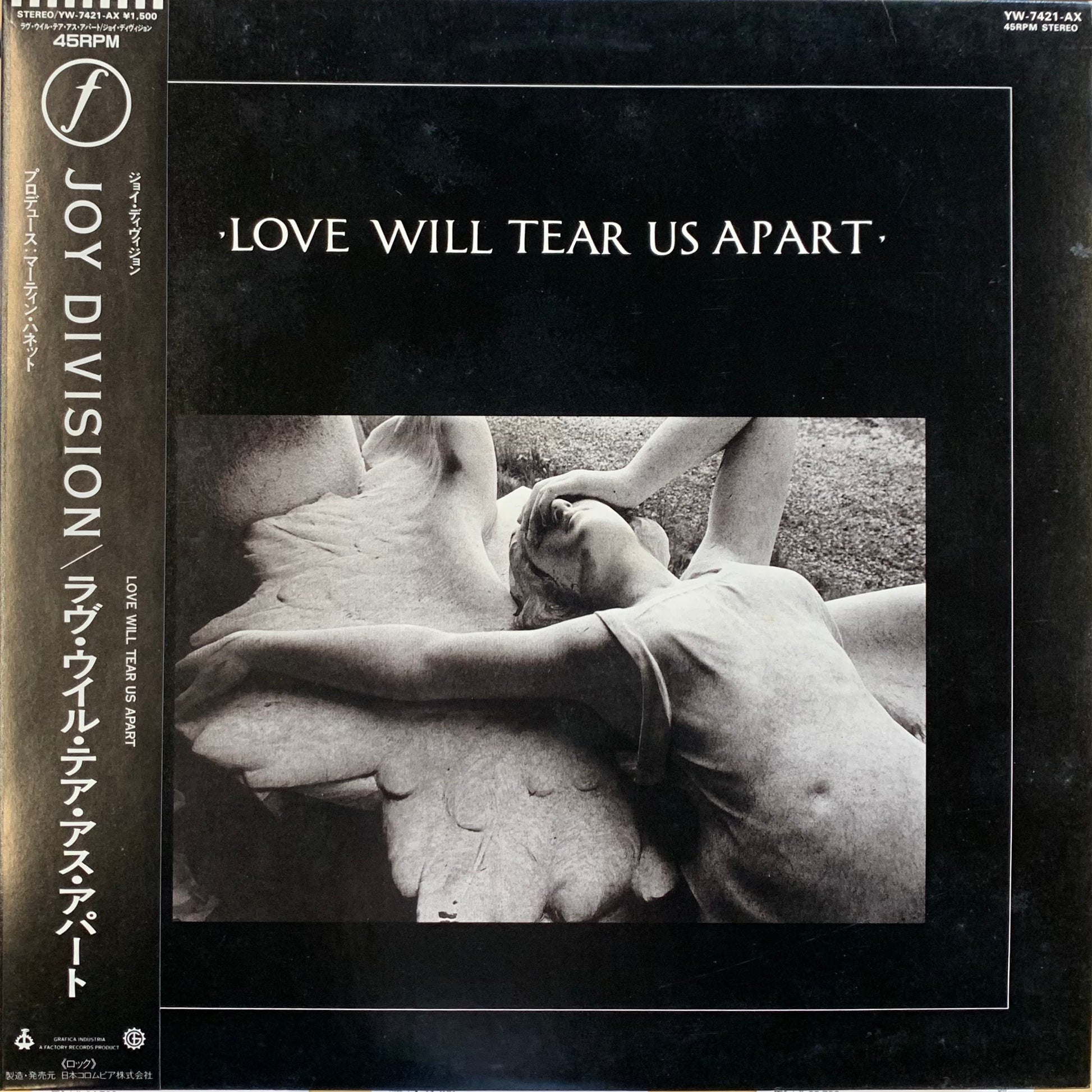 USED】Joy Division - Love Will Tear Us Apart (JP ORIGINAL USED】Joy Division - Love Will Tear Us Apart (JP ORIGINAL