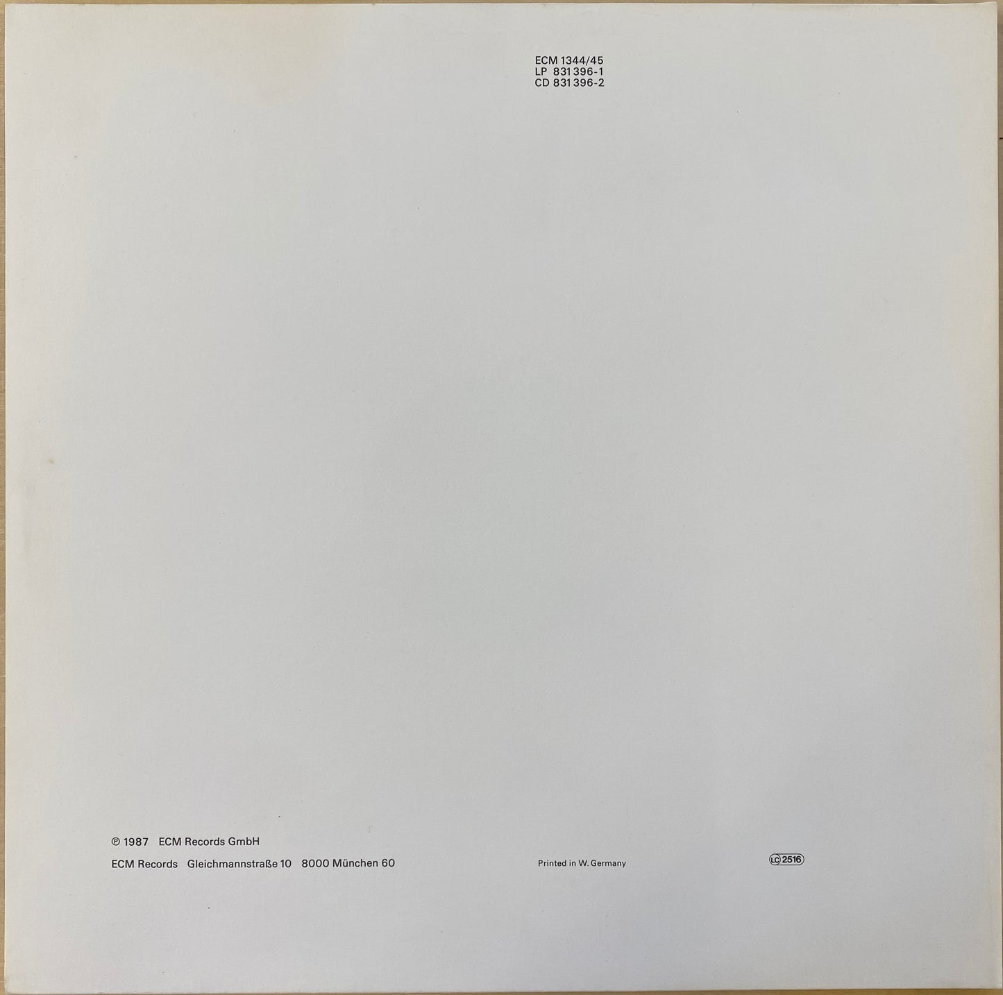 【USED】Keith Jarrett - Book Of Ways(LP)