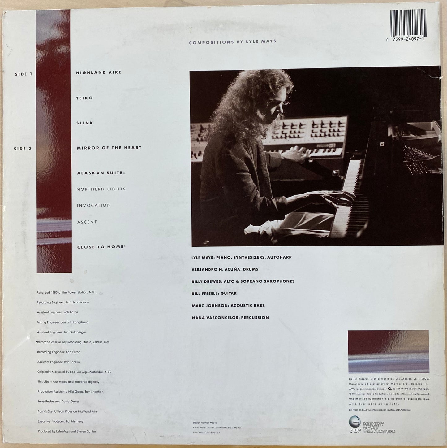 【USED】Lyle Mays - Lyle Mays(LP)