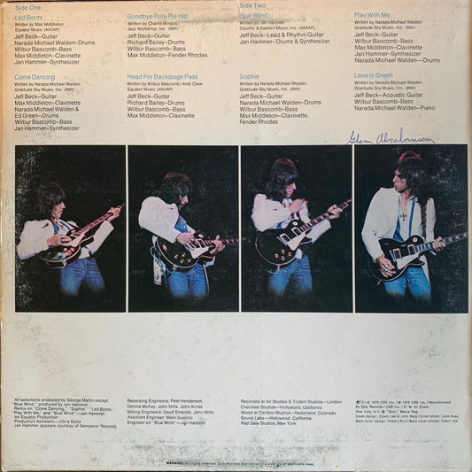 【USED】Jeff Beck - Wired (US Orig, LP)