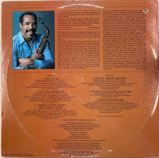 【USED】Sonny Fortune - Serengeti Minstrel(LP)