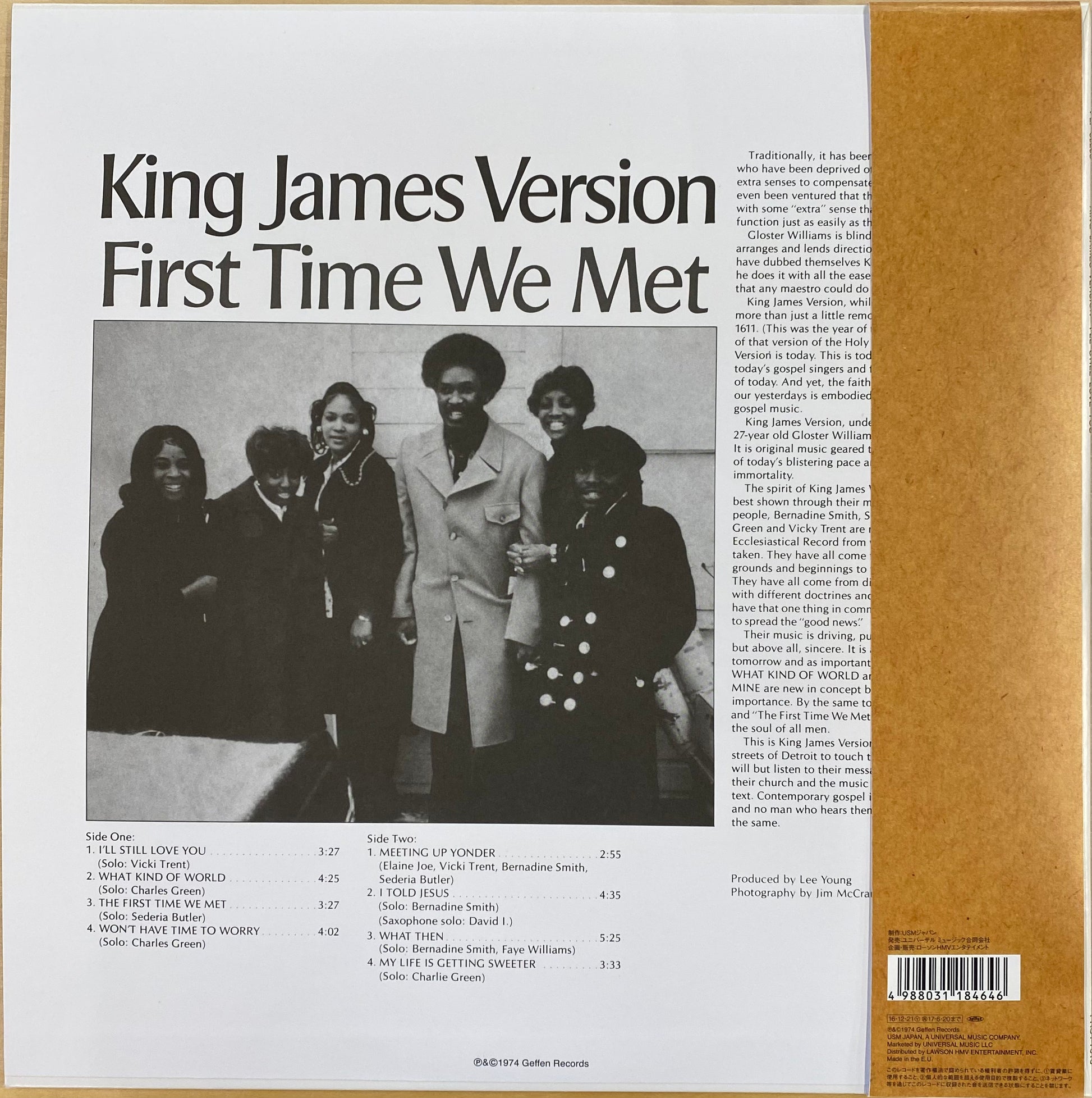 USED】King James Version - First Time We Met(LP) – CELLAR USED】King James Version - First Time We Met(LP) – CELLAR