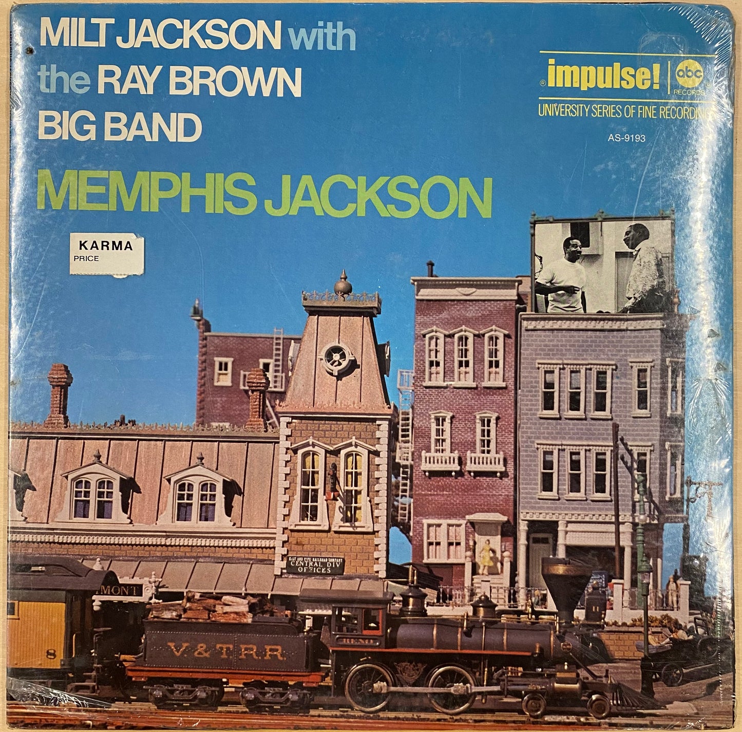 【USED】Milt Jackson With The Ray Brown Big Band - Memphis Jackson(LP)