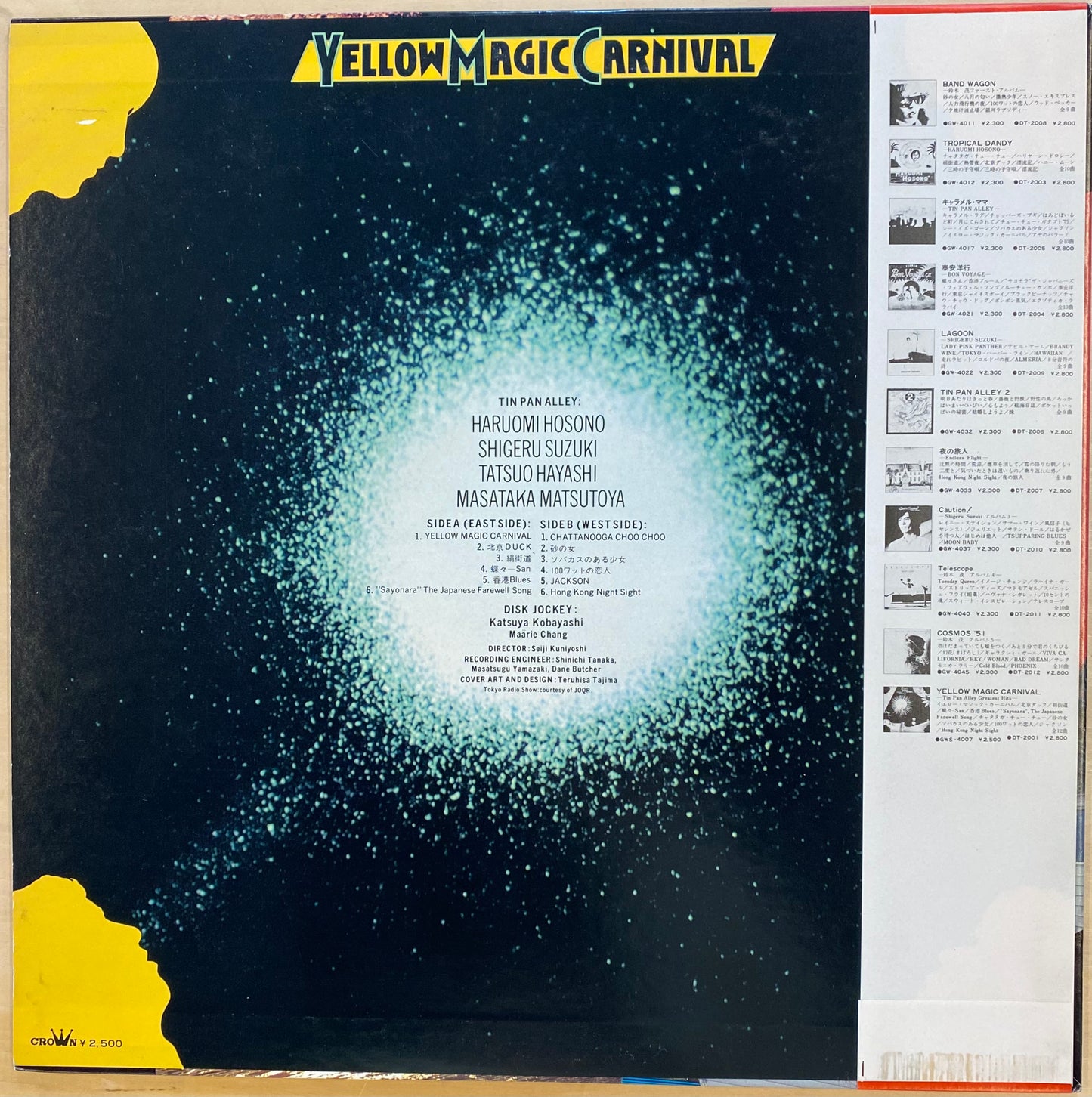 【USED】Tin Pan Alley - Yellow Magic Carnival - Greatest Hits(LP)