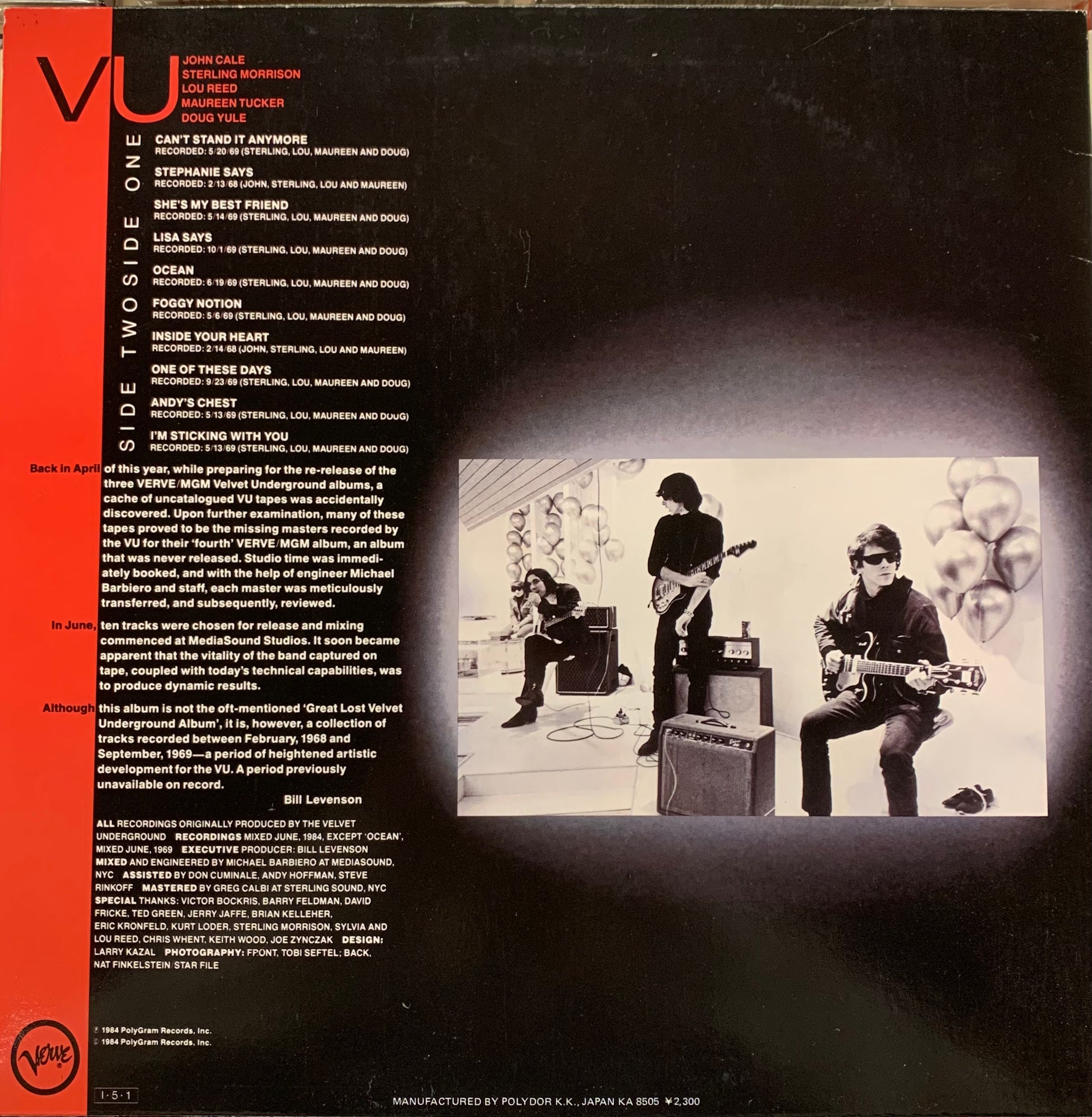 USED】The Velvet Underground - VU (LP) – CELLAR RECORDS USED】The Velvet Underground - VU (LP) – CELLAR RECORDS