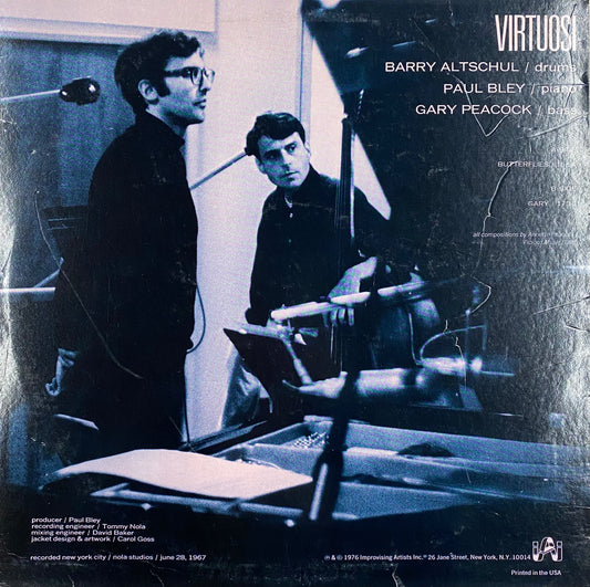 【USED】Barry Altschul, Paul Bley, Gary Peacock - Virtuosi (LP)