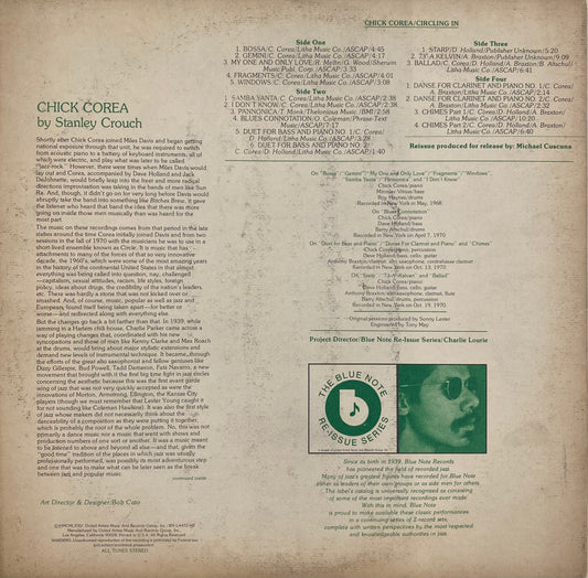 【USED】Chick Corea - Circling In (LP)